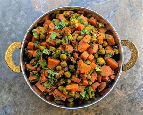 Gajar Matar Recipe Carrot Peas Curry