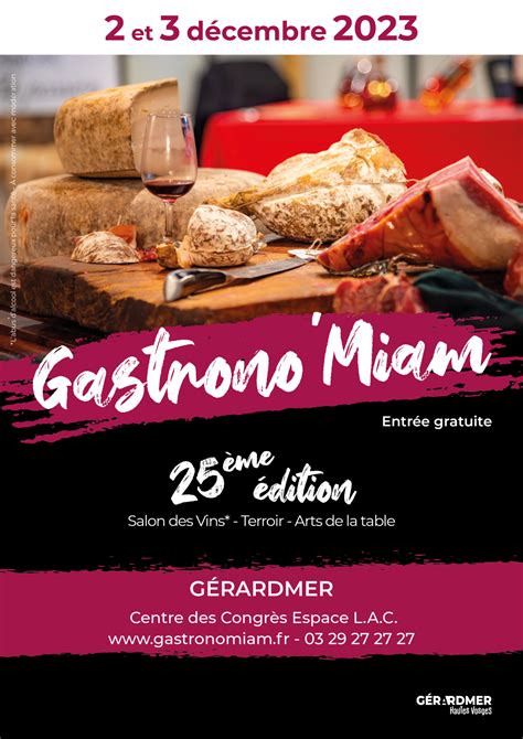 Gastronomiam Est De Retour Pour Sa E Dition Les Tablettes Lorraines