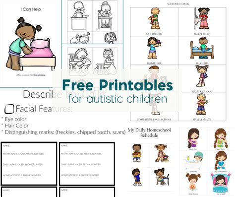 Autism Life Skills Printables