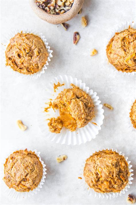 Vegan Carrot Cake Muffins Gluten Free From My Bowl