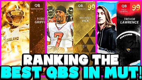 Ranking The Best Qbs In Mut The Best And Worst Qbs In Mut