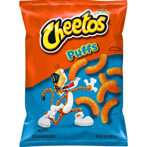 Cheetos Puffs Cheese Flavored Snacks, 8 oz Ingredients - CVS Pharmacy