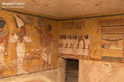 Burial Chamber Of King Tutankhamun Madain Project En