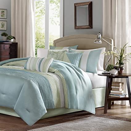 Madison Park Amherst Faux Silk Comforter Set Casual Contemporary Design