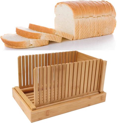 Amazon Tnfeeon Bread Slicer For Homemade Bread Even And