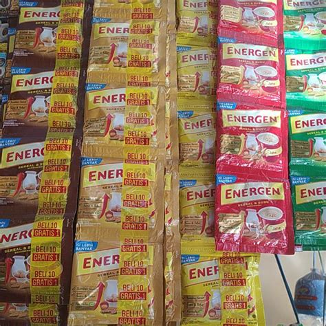 Jual Energen Renceng Isi Rasa Coklat Vanila Jahe Kacang Hijau