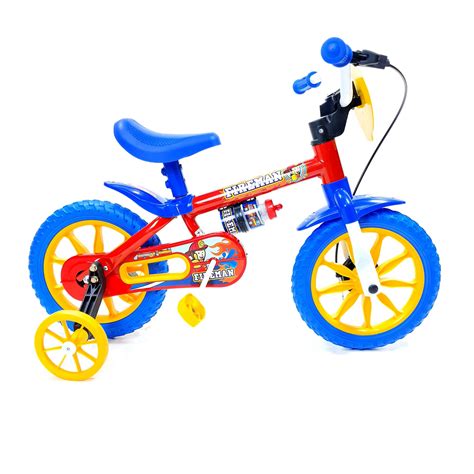 Bicicleta Infantil Nathor Fireman Aro 12 Bicicleta Mania