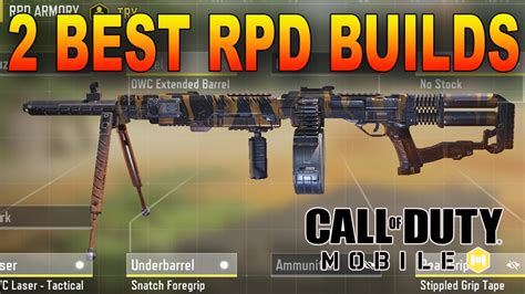 2 Best Rpd Lmg Gunsmith Builds In Cod Mobile Call Of Duty Mobile