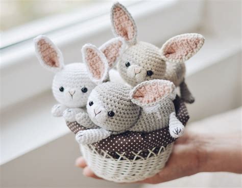 Easter Bunny Crochet Pattern Crochet Bunny Amigurumi Tutorial PDF Etsy