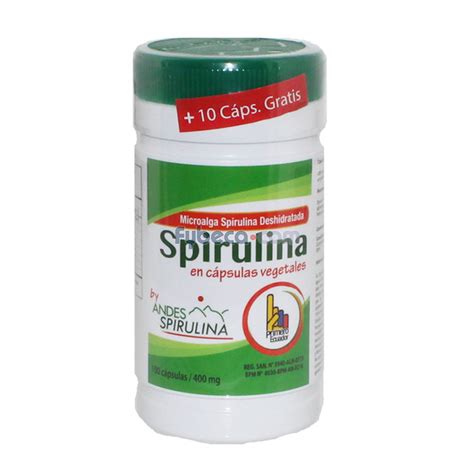 Spirulina Andes Spirulina Capsulas Fr Fybeca