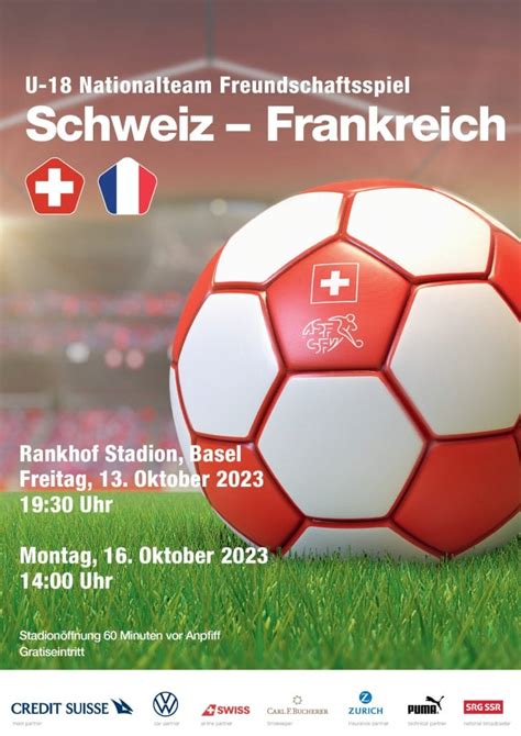 Schweiz Frankreich Am Und Oktober Im Rankhof Fc