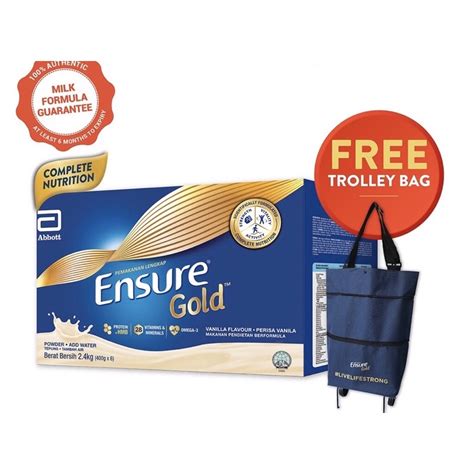 Ensure Gold Vanilla Flavour 2 4 Kg Shopee Malaysia