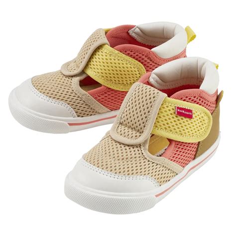 MIKI HOUSE Hot Biscuits Baby Summer Shoes Beige Bear Stage Authorized Dealer In Australia