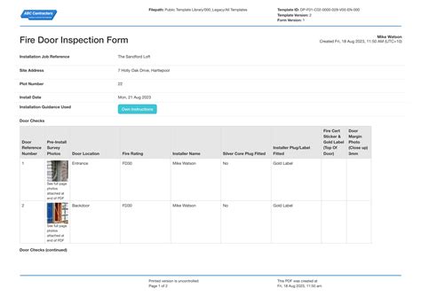 Fire Door Inspection Requirements How Should You Run Inspections