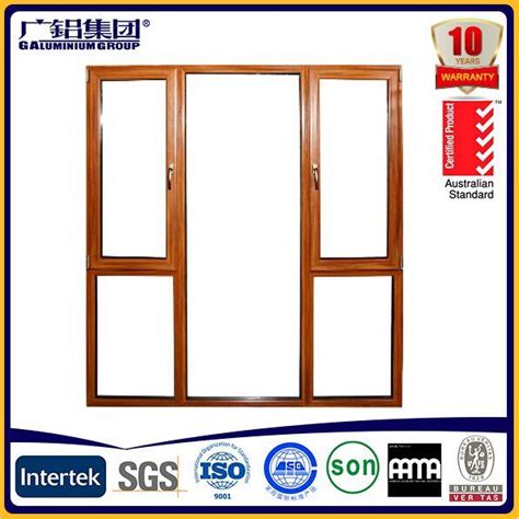 Aluminium Casement Window With Fixed Panel China Aluminum Double Hung