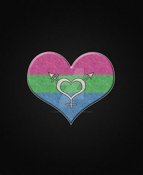 Polysexual Pride Heart By Lovemystarfire On Deviantart