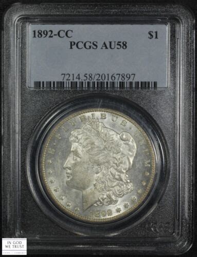 1892 CC Carson City Morgan Silver Dollar 1 PCGS AU 58 EBay