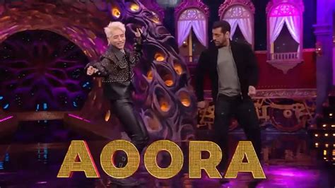 Bigg Boss 17 K Pop Sensation Aoora Shakes A Leg With Salman Khan