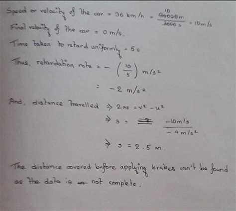 The Stopping Distance D Meters Of A Car Is Directly Proportional To