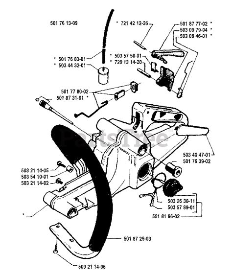 Husqvarna Husqvarna Chainsaw Tank Assembly Parts Lookup