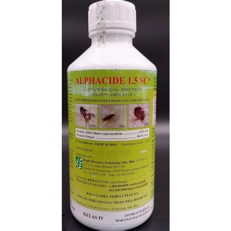 1l Alphacide Alpha Cypermethrin 1 5 Insecticide Racun Serangga Pest Control Shopee Malaysia