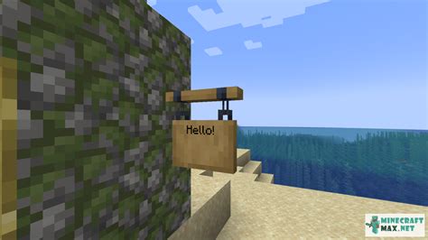 Oak Hanging Sign How To Craft Oak Hanging Sign In Minecraft