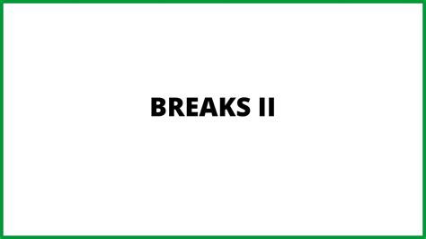 Breaks II - HiDrums
