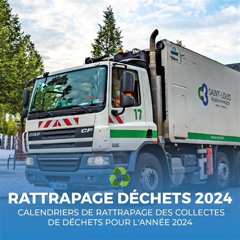 D Chets Calendriers De Rattrapage Des Collectes Pour L Ann E