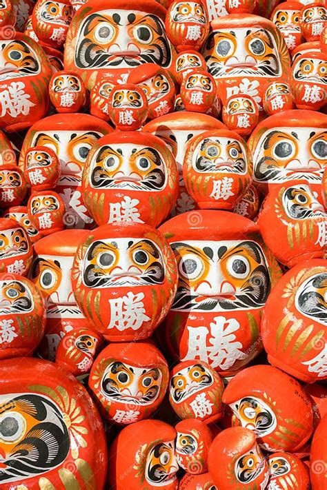 Daruma Doll At Katsuo Ji Temple In Minoh Osaka Japan Stock Photo