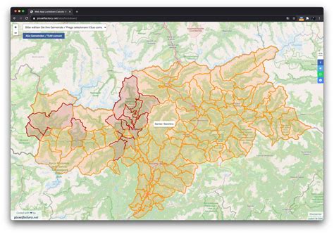 Le Zone Colorate Dei Comuni Della Provincia Di Bolzano Walter Doneg