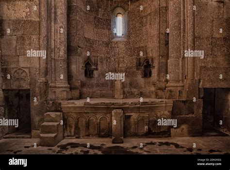 Historic Armenian orthodox churche interior Stock Photo - Alamy