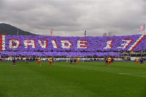 Davide Astori Tribute During Fiorentina vs Benevento Match