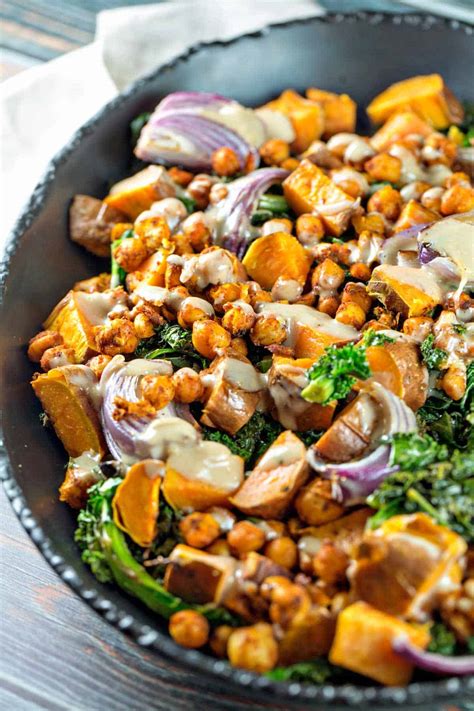 Sweet Potato Kale Chickpea Bowl Gf Vegan Bunsen Burner Bakery