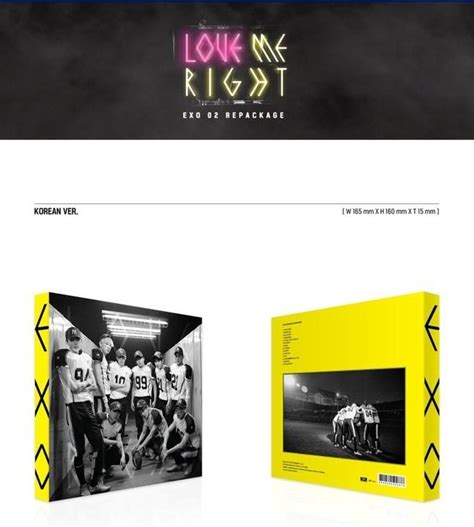 YESASIA EXO Vol 2 Repackage Love Me Right Chinese Version CD