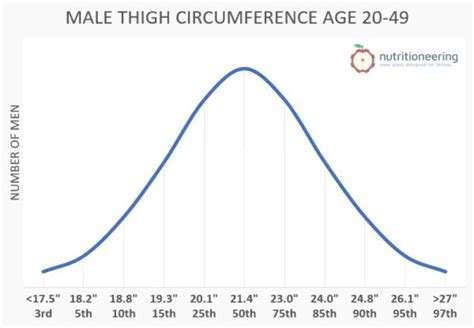 Survey Reveals Average Thigh Circumference For Male Female