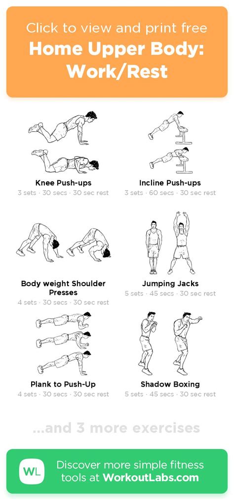 Simple Upper Body Workout For Beginners At Home For Gym Fitness And