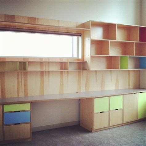 Kerf Design On Instagram Office Desk And Upper Bookcase Wall Unit