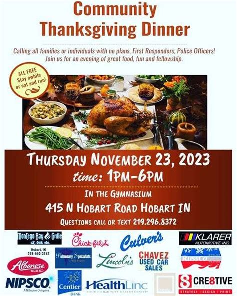 Community Thanksgiving Dinner - Hobart - PanoramaNOW Entertainment News