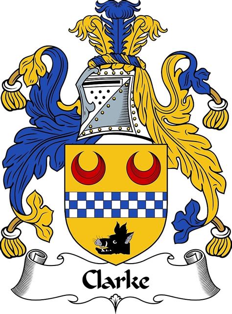 "Clarke Coat of Arms / Clarke Family Crest" by ScotlandForever | Redbubble