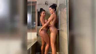 Watch Hanna Miller Lesbian Andrea Montoya Shower Sextape Video Tape For