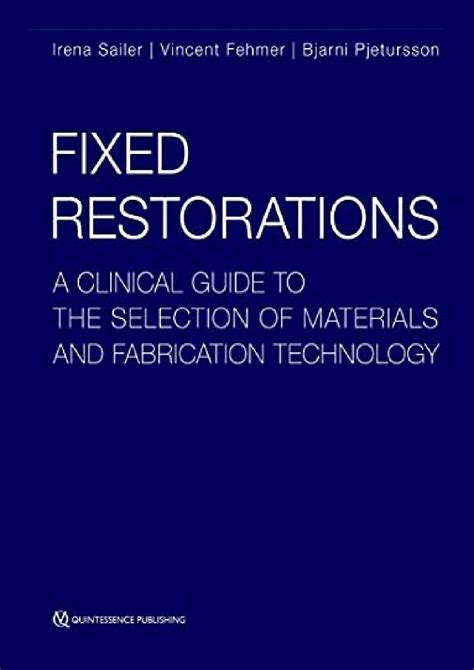 PPT PDF Fixed Restorations A Clinical Guide To The Selection Of