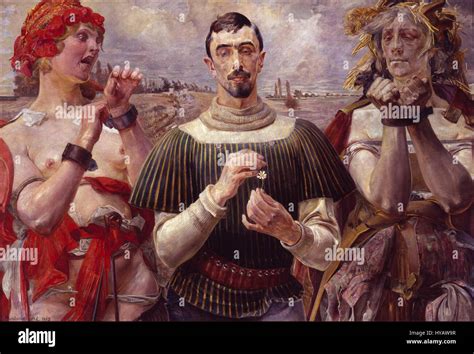 Jacek Malczewski Hamlet Polski Stock Photo Alamy