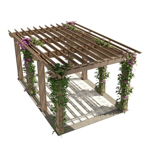 Pergola Design Plans 3d Model Cgtrader