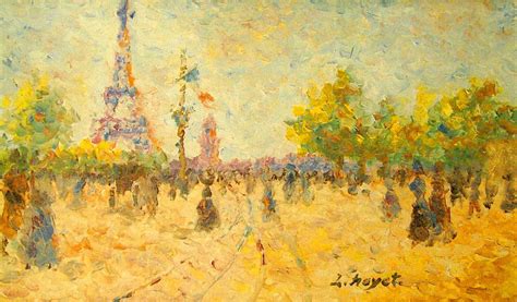 Louis Hayet Tour Eiffel La Tour Eiffel Post Impressionism