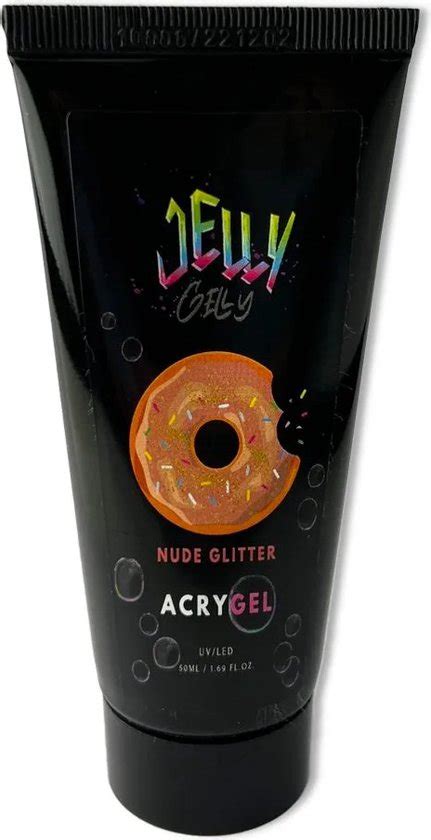 Jelly Gelly Acrygel NUDE GLITTER 50ml Bol