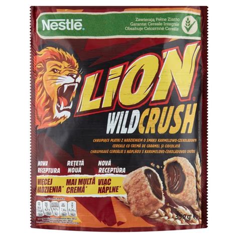 Płatki śniadaniowe NESTLE Lion Wildcrush 350g Biurowe Zakupy