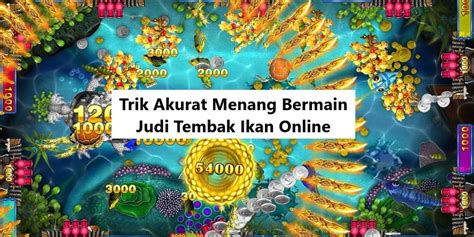 Trik Akurat Menang Bermain Judi Tembak Ikan Online Tembak Ikan