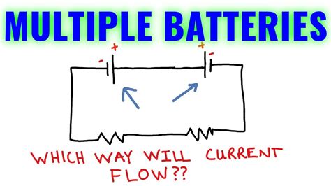 Direction Of Flow Of Current In Circuit