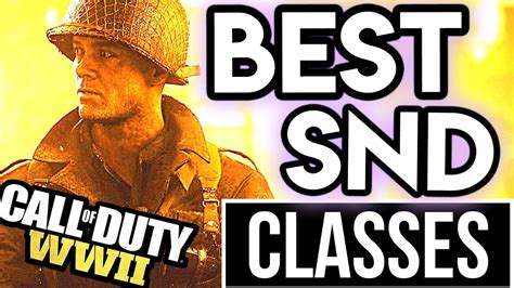 Best Snd Class Setups Call Of Duty Ww2 Search And Destroy Classes Youtube