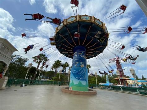 Photos Video Silly Symphony Swings Reopens With Physical Distancing At Disney California